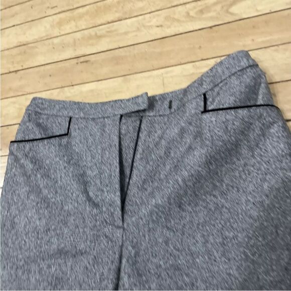 ANN TAYLOR Stretch Gray Wool Tweed Dress Pants Womens 6 Pro Office Career VTG 6 - Picture 9 of 16